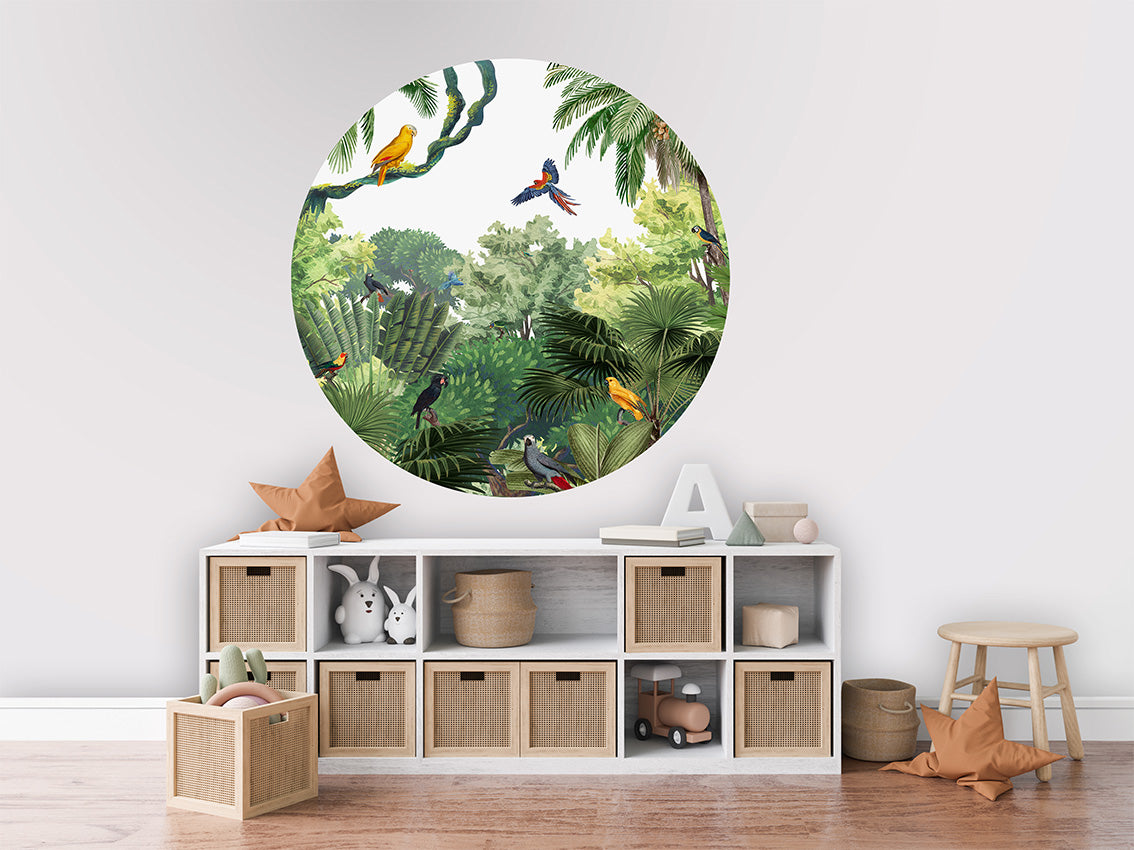 Canopy Jungle wall circle sticker by Artehub