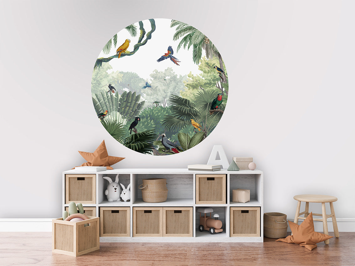 Canopy Jungle Natural wall circle sticker by Artehub