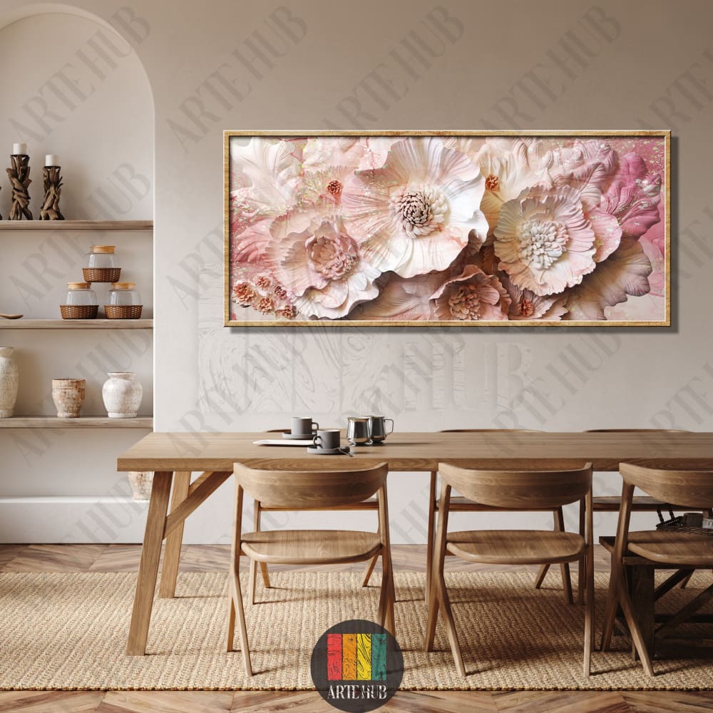 Elegance rose 120x60 / color 3 canvas