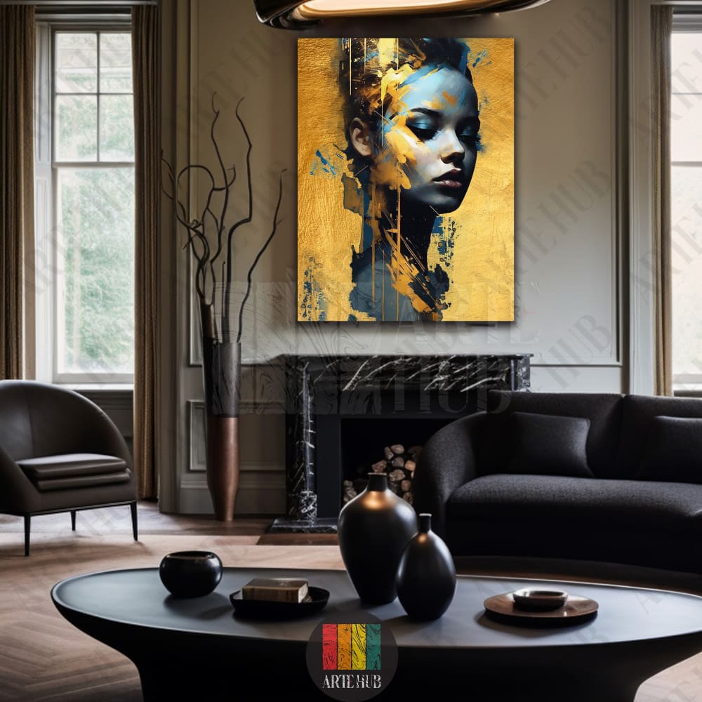 Golden Enigma canvas