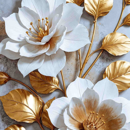 Aurelian Bloom 3D Canvas