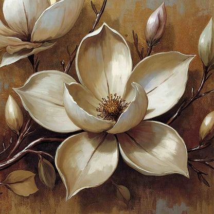 Golden Magnolia Bloom