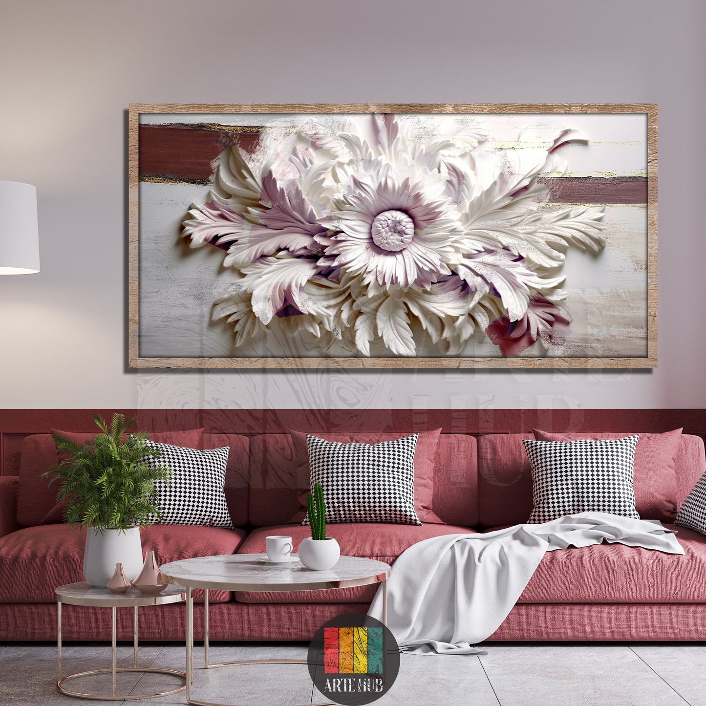 Gypsum Floral Elegance