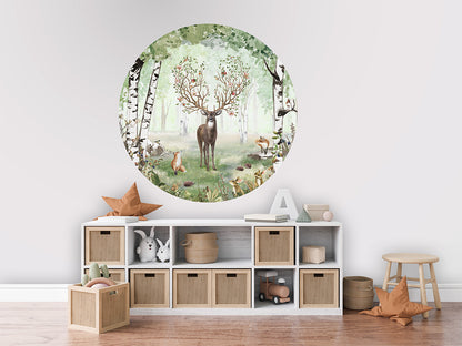 Amazing Antlers Summer wall circle sticker by Artehub