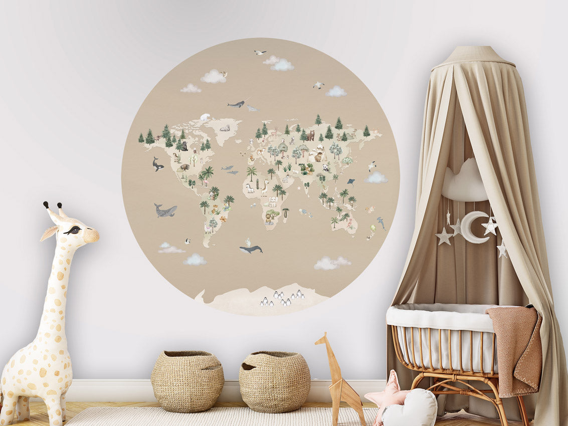 Animal Atlas - Brown - Circle