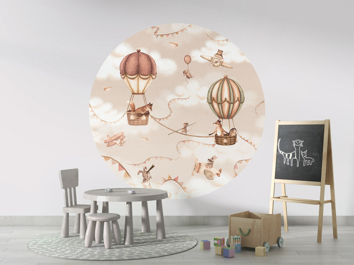Aviation Adventure - Mono - Circle