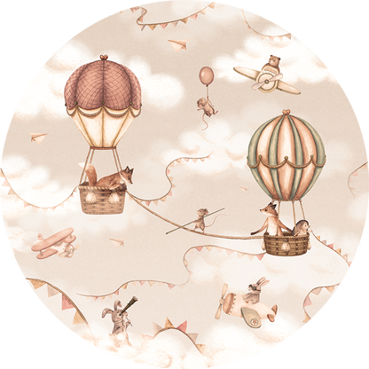Aviation Adventure - Mono - Circle