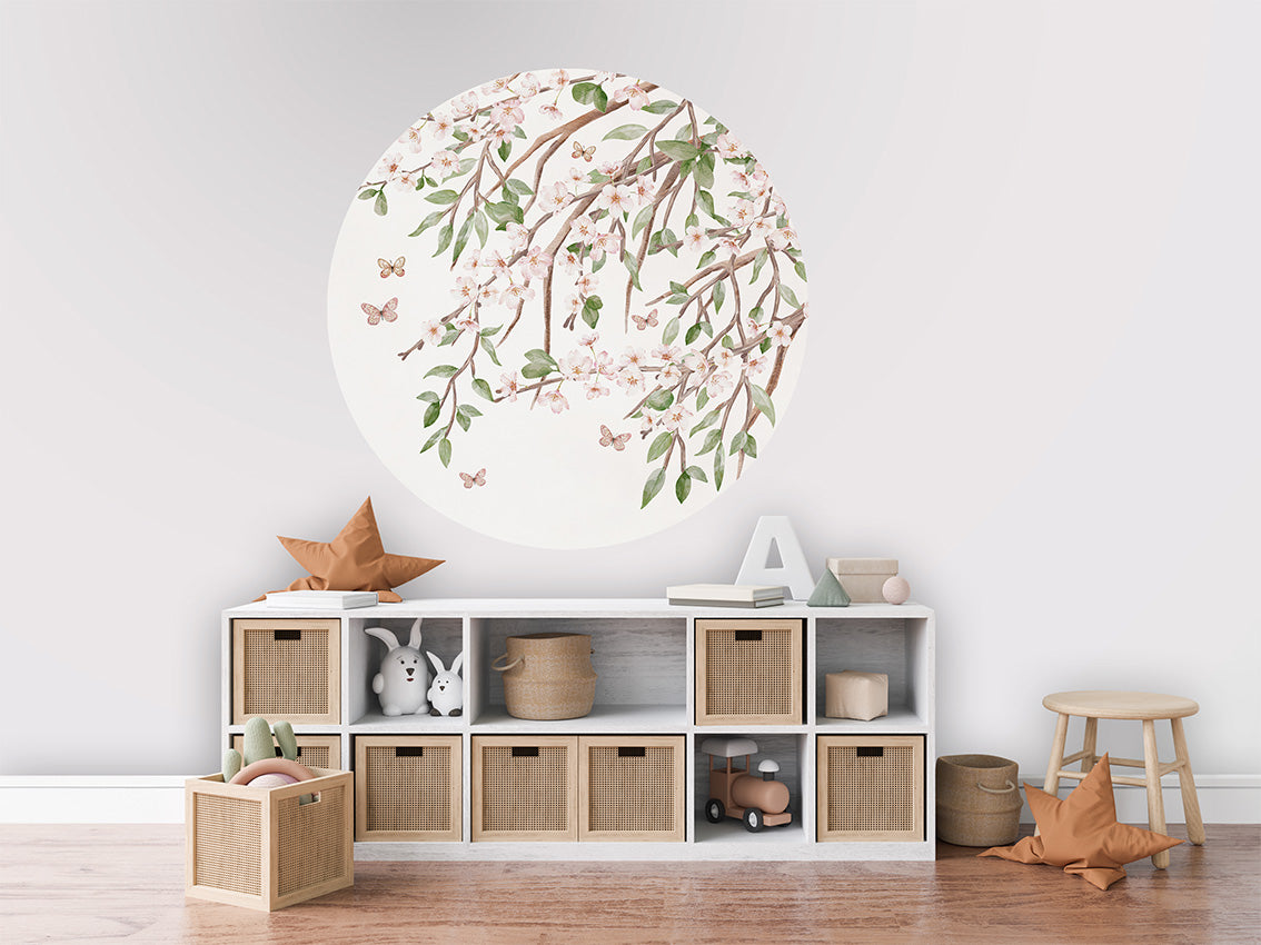 Blooming Blossom wall circle sticker by Artehub