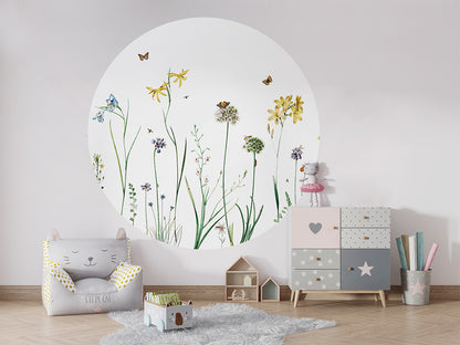 Butterfly Garden wall circle sticker by Artehub