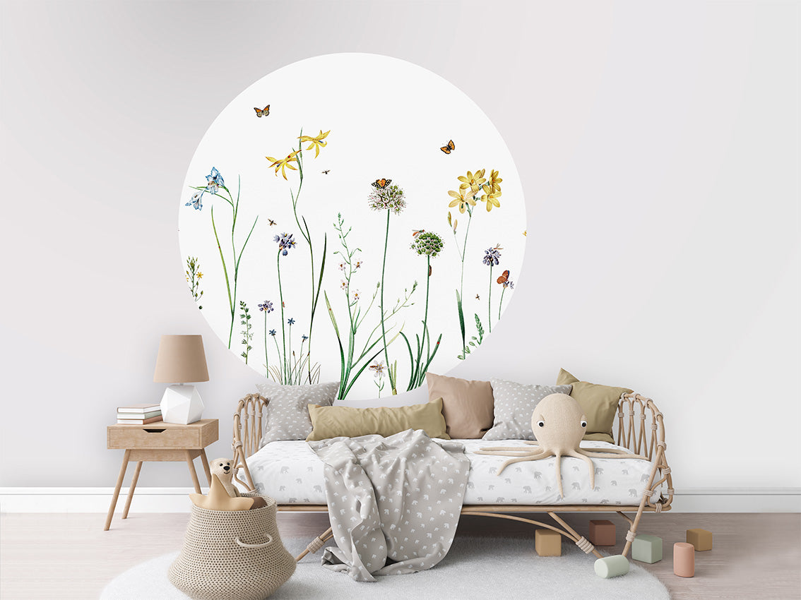 Butterfly Garden wall circle sticker by Artehub