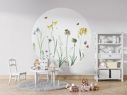 Butterfly Garden wall circle sticker by Artehub