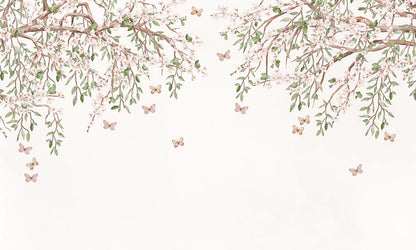 Blooming Blossom European mural wallpaper design for kids room — Artehub Egypt