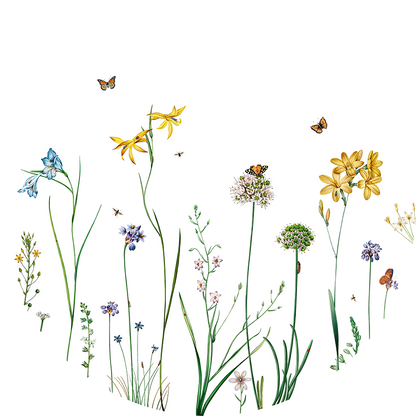 Butterfly Garden wall circle sticker by Artehub