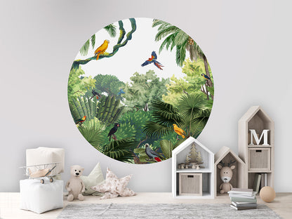 Canopy Jungle wall circle sticker by Artehub