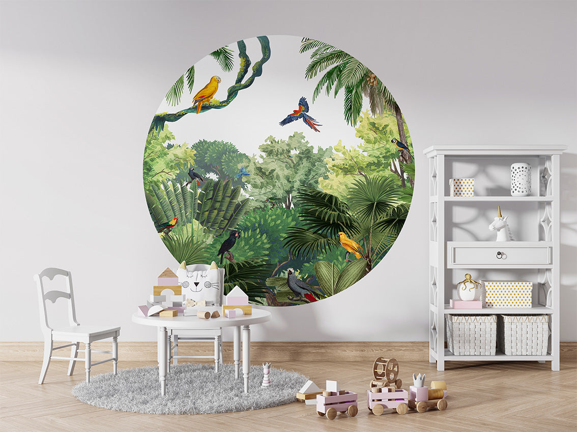 Canopy Jungle wall circle sticker by Artehub