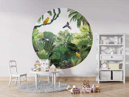 Canopy Jungle wall circle sticker by Artehub