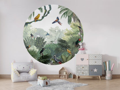 Canopy Jungle Natural wall circle sticker by Artehub