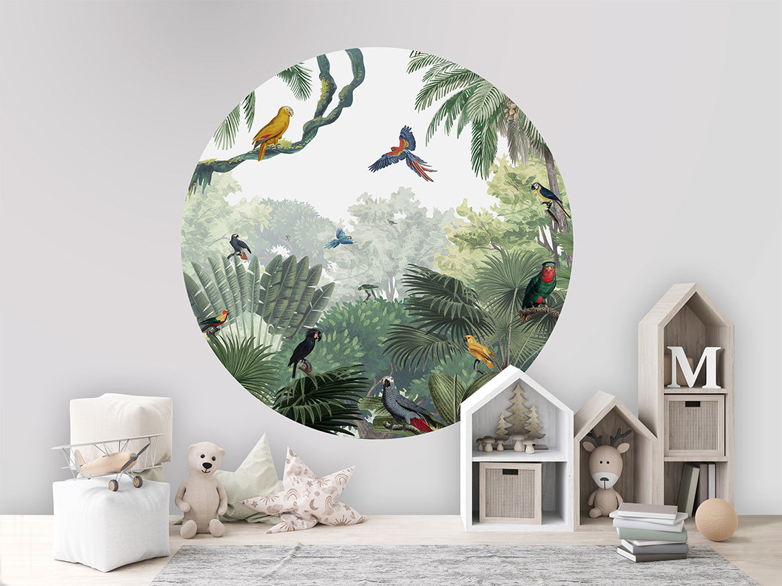 Canopy Jungle Natural wall circle sticker by Artehub