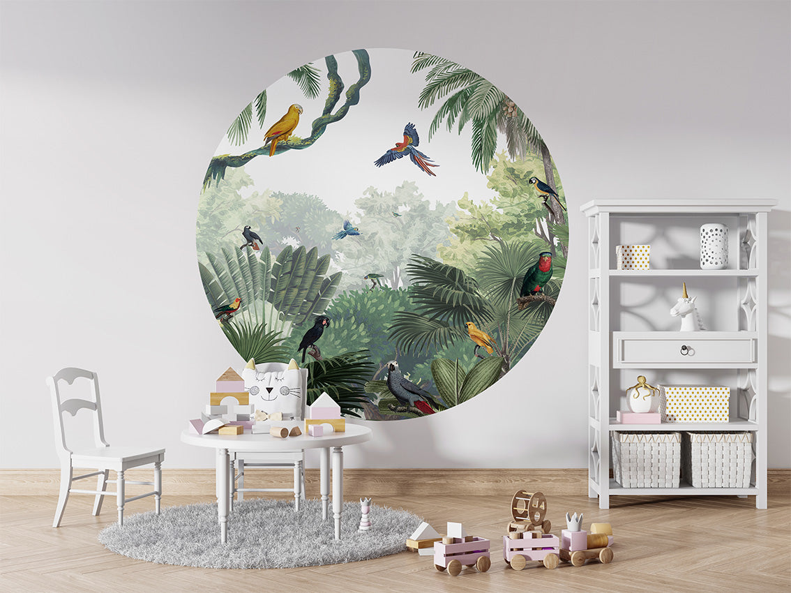 Canopy Jungle Natural wall circle sticker by Artehub