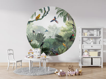 Canopy Jungle Natural wall circle sticker by Artehub