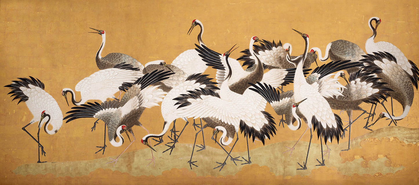 Crane Birds wallpaper design — Artehub Egypt