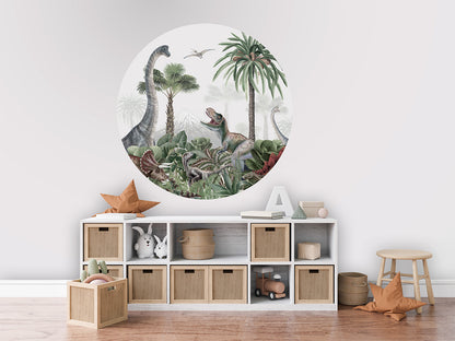 Dino Jive wall circle sticker by Artehub