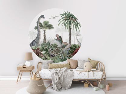 Dino Jive wall circle sticker by Artehub