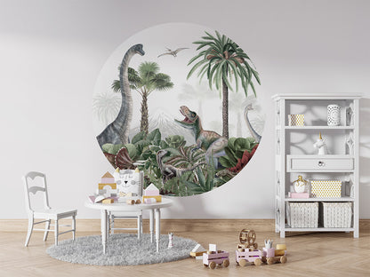 Dino Jive wall circle sticker by Artehub