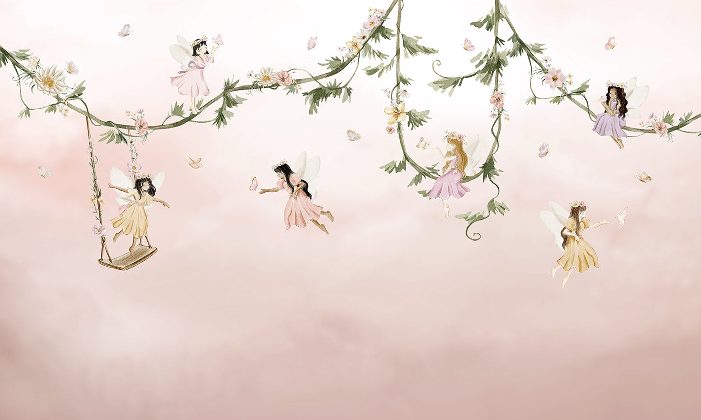 Dream_Flight mural wallpaper design — premium kids room wallpaper by Artehub Egypt