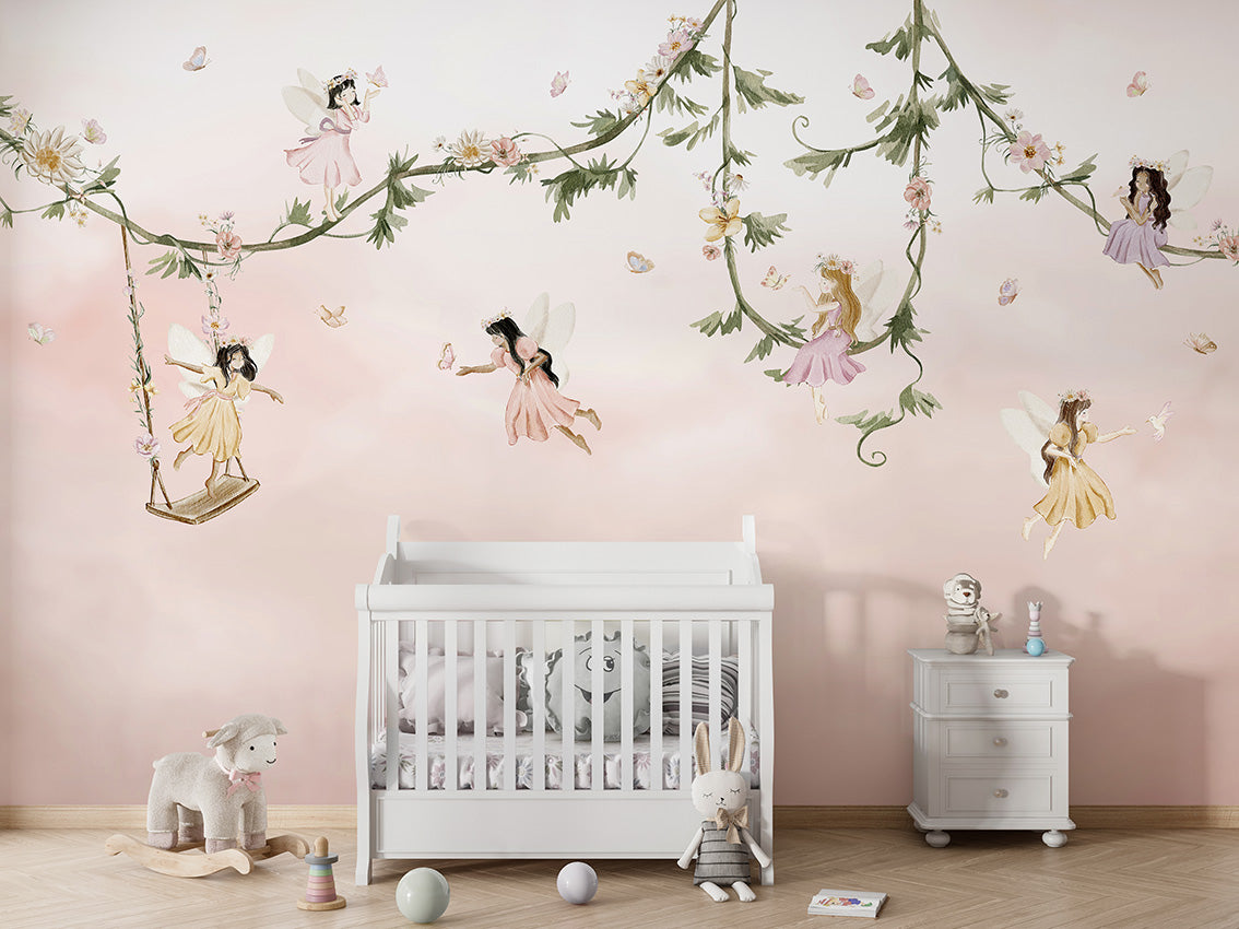 Dream_Flight kids room wallpaper interior — premium wallpaper by Artehub Egypt