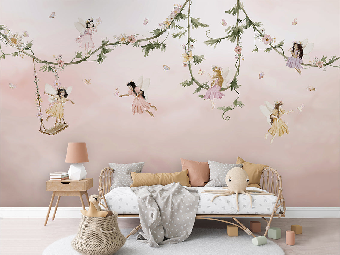 Dream_Flight kids room wallpaper interior — premium wallpaper by Artehub Egypt