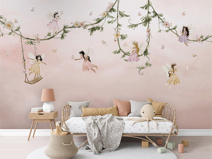 Dream_Flight kids room wallpaper interior — premium wallpaper by Artehub Egypt