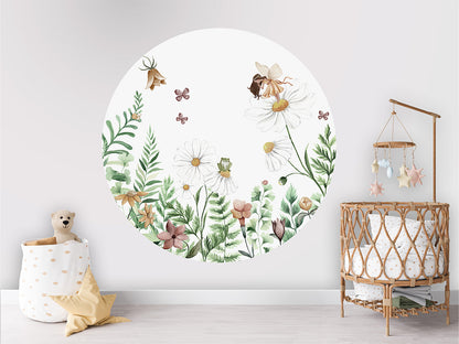 Fairy Garden wall circle sticker by Artehub