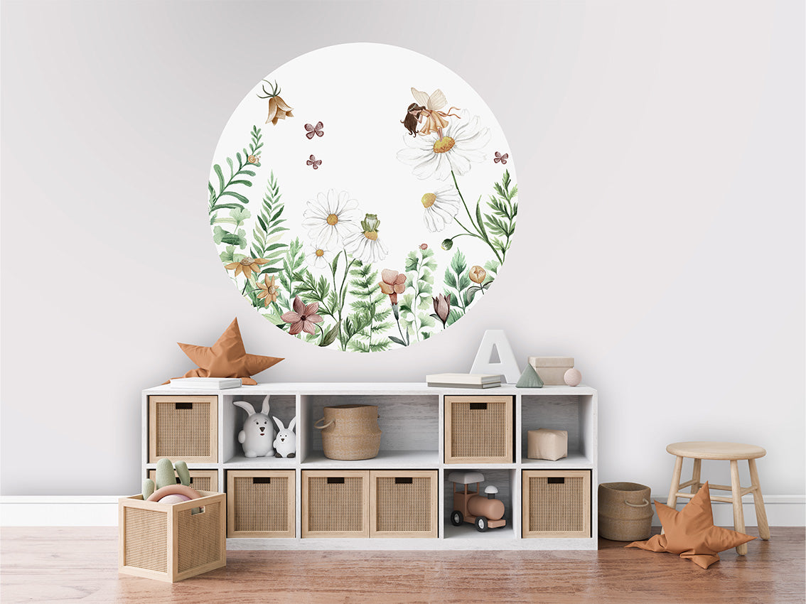 Fairy Garden wall circle sticker by Artehub