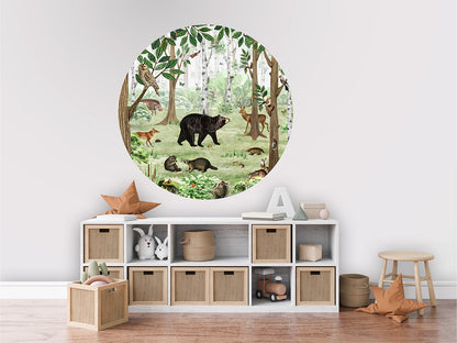 Forest Lookbook wall circle sticker by Artehub