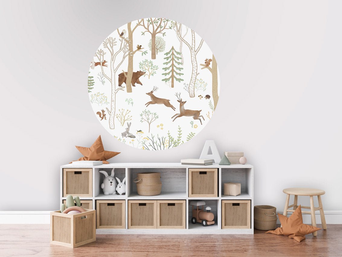 Frisky Forest - Green - Circle