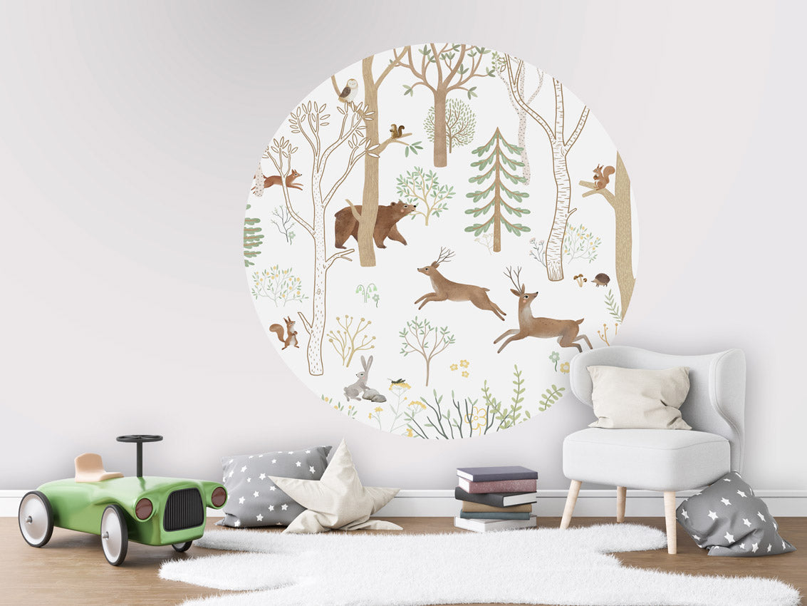 Frisky Forest - Green - Circle