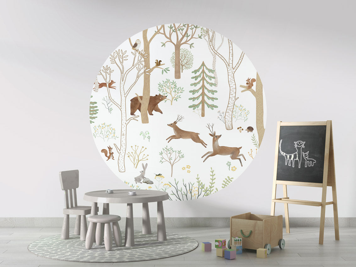 Frisky Forest - Green - Circle