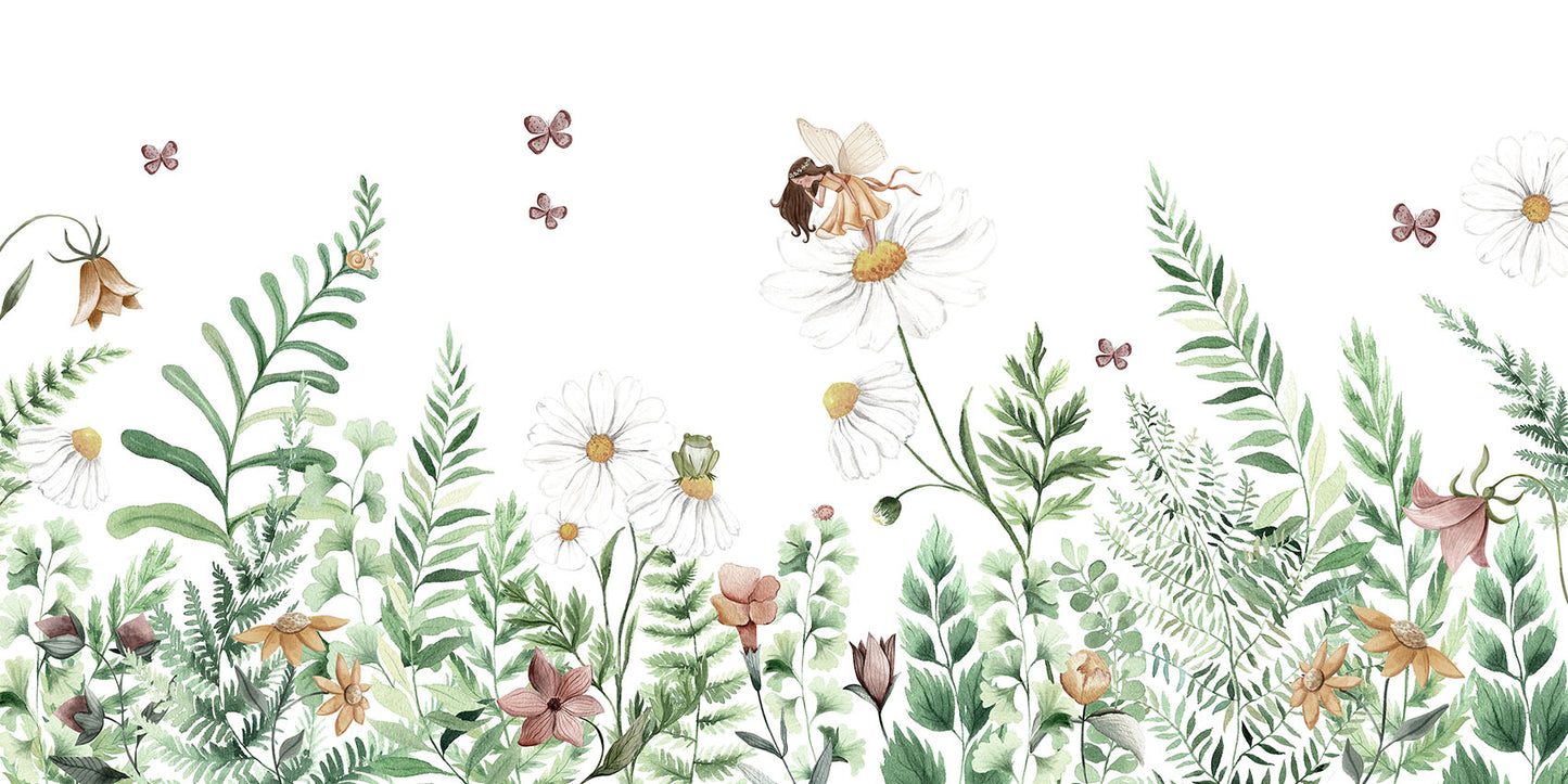 Fairy Garden European mural wallpaper design for kids room — Artehub Egypt