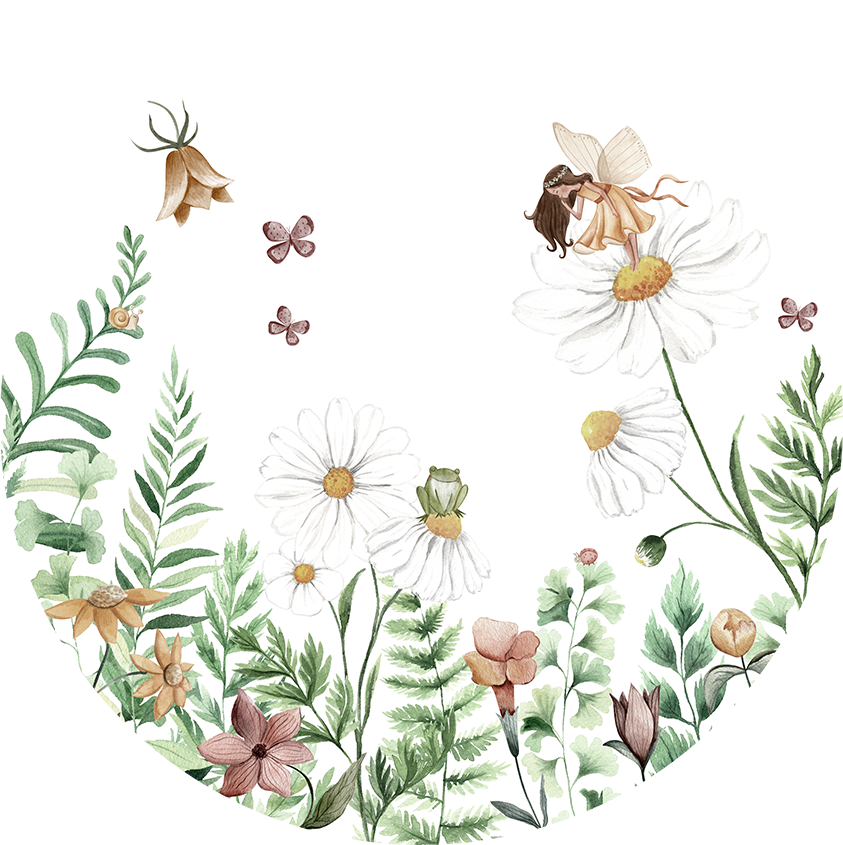Fairy Garden wall circle sticker by Artehub