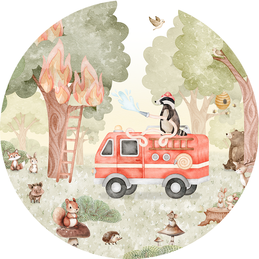 Forest Fire Fighter - Circle