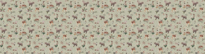 Forest Gathering - Green European wallpaper motif design for kids room — Artehub Egypt