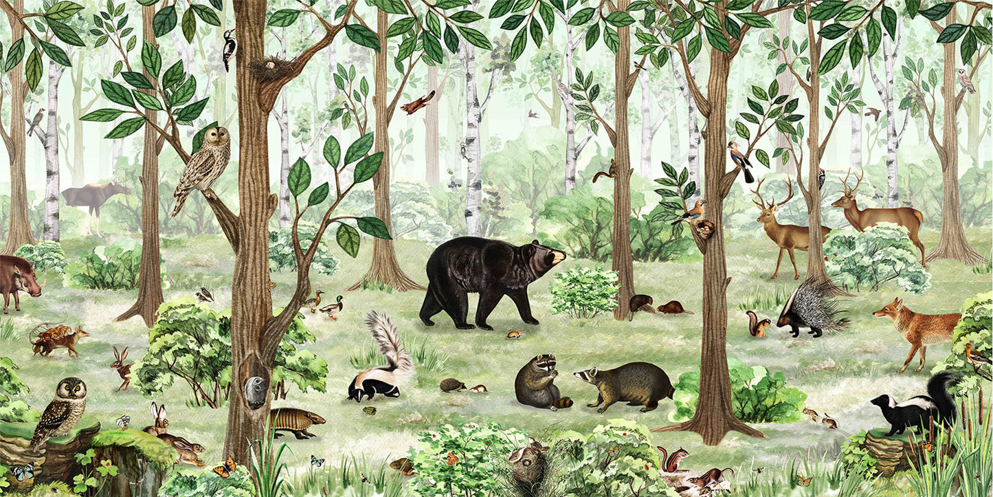 Forest Lookbook European mural wallpaper design for kids room — Artehub Egypt