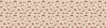Happy Hedgehog - Beige European wallpaper motif design for kids room — Artehub Egypt