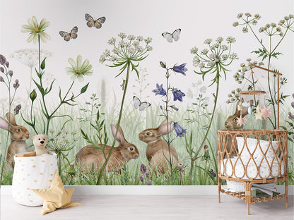 In the Undergrowth luxury wallpaper in kids room interior — Artehub Egypt