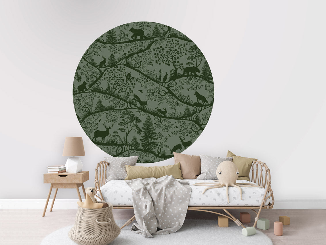 Nordic Nature - Green Green - Circle
