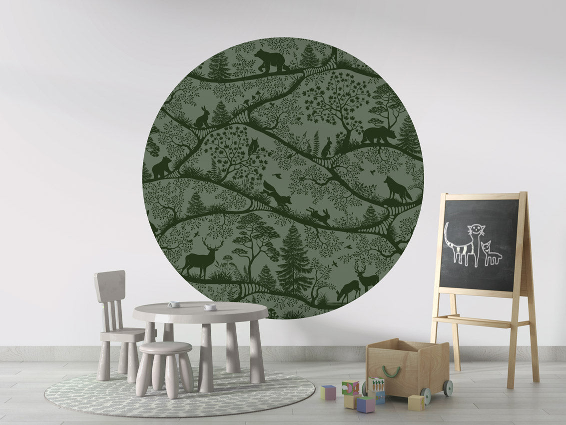 Nordic Nature - Green Green - Circle