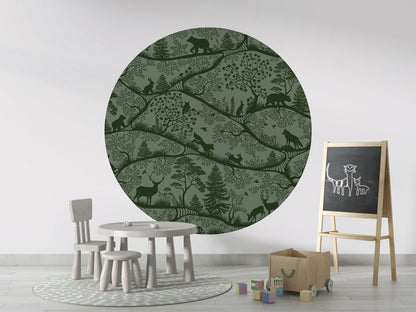Nordic Nature - Green Green - Circle