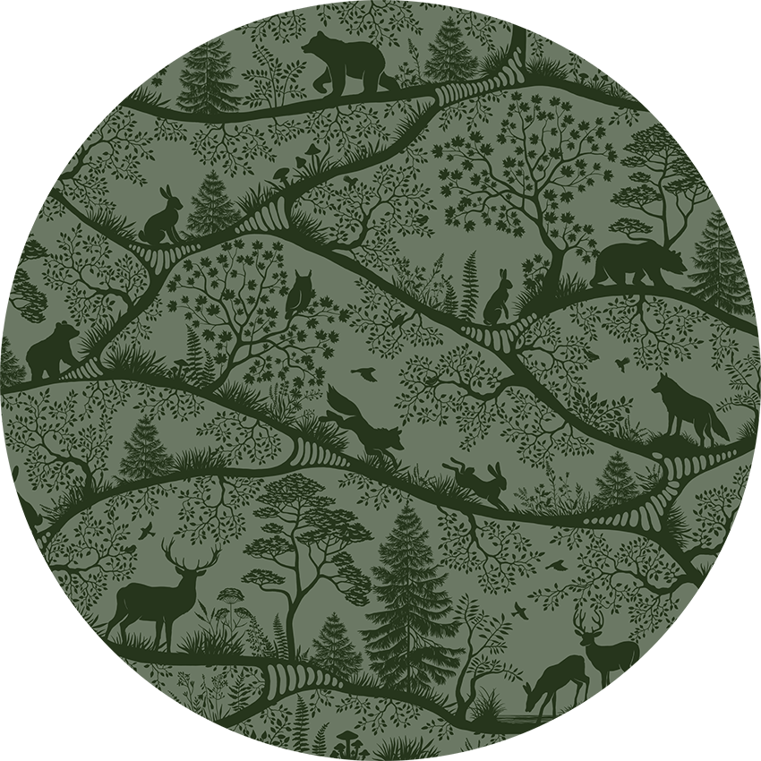 Nordic Nature - Green Green - Circle