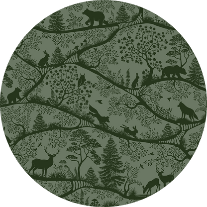 Nordic Nature - Green Green - Circle
